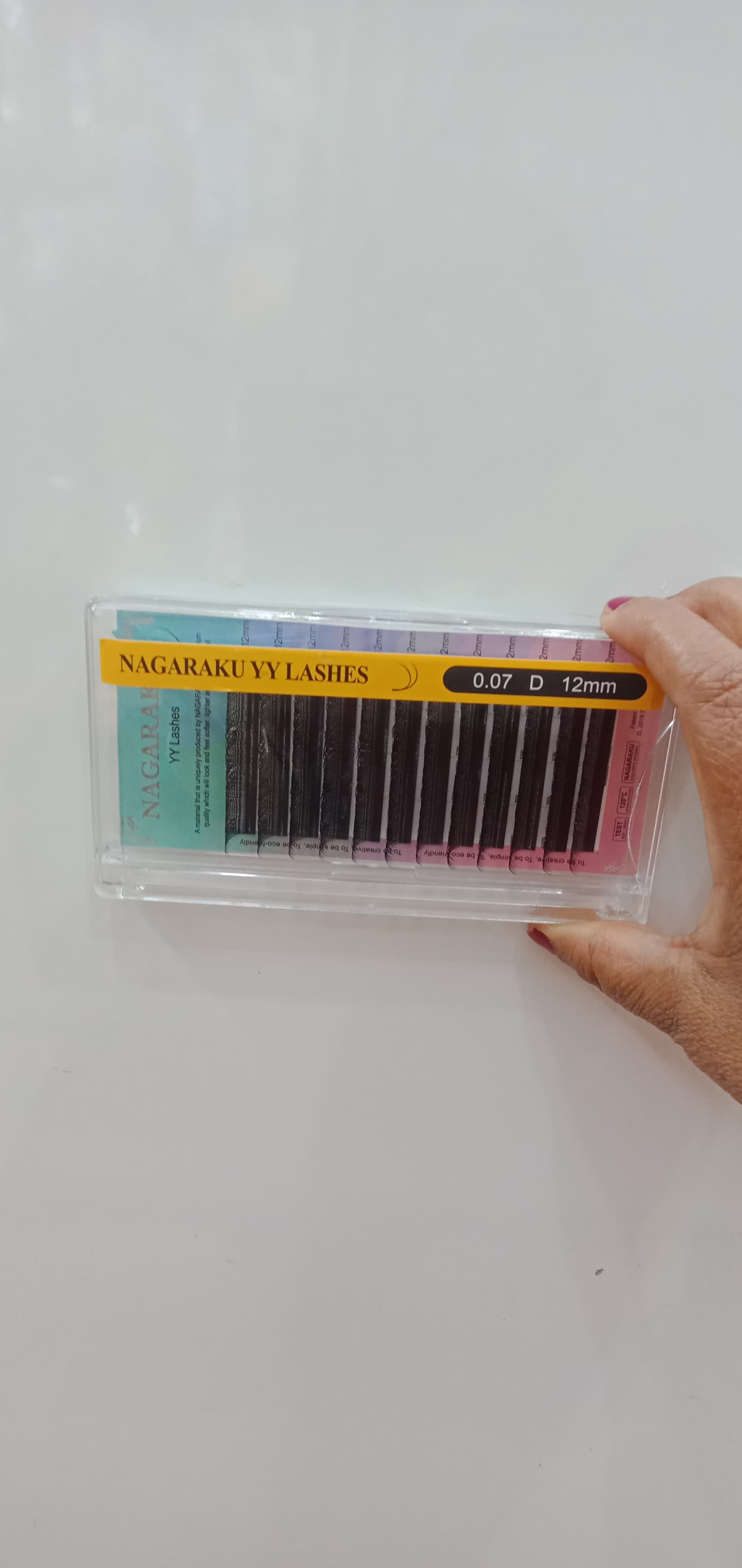 Nagaraku YY Eyelash Extension- 0.07 D 12mm