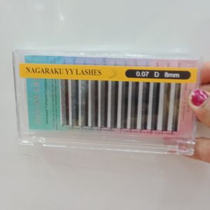 Nagaraku YY Eyelash Extension - 0.07 D 8mm