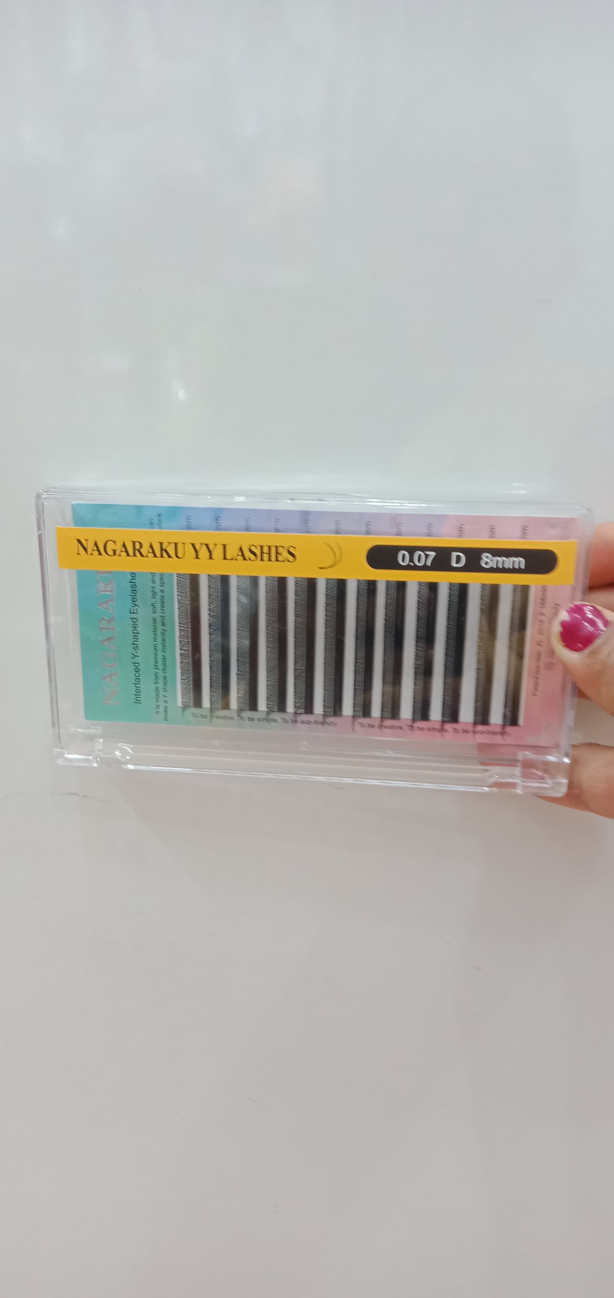 Nagaraku YY Eyelash Extension – 0.07 D 8mm