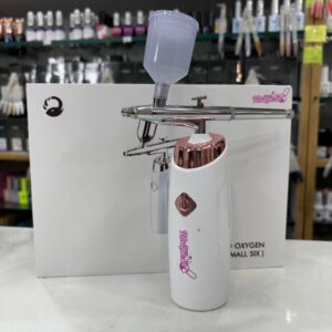 Nailfie Handheld Portable Airbrush Machine | 3 Speed | White Gold color