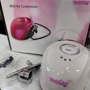 Nailfie Professional Air Compressor Airbrush Machine | For Nail Art, Cake Decor, Makeup, Art, Tattoo, Barber