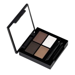 Swiss Beauty Eyebrow Palette With Wax Cream |Travel-Friendly Eyebrow Palette | Shade-02