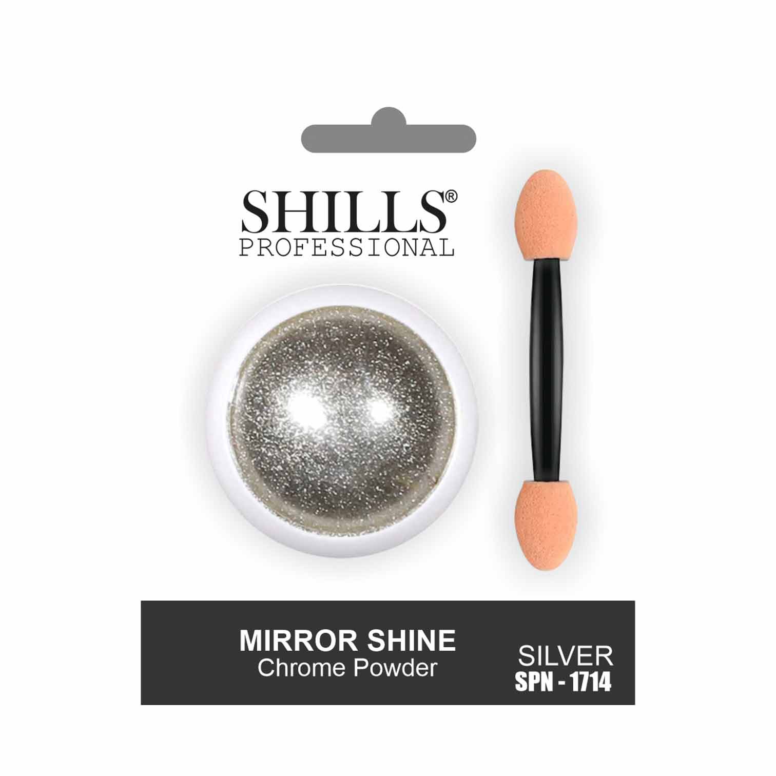 Shills Professional Mirror Shine Chrome Powder Silver -SPN-1714