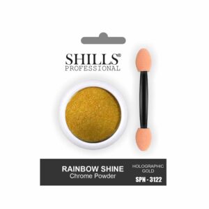 Shills Professional Rainbow Shine Chrome Powder Holographic Gold -SPN-3122