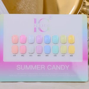 Iglido Professional Summer Candy Pastel Gel Polish | Set Of 8