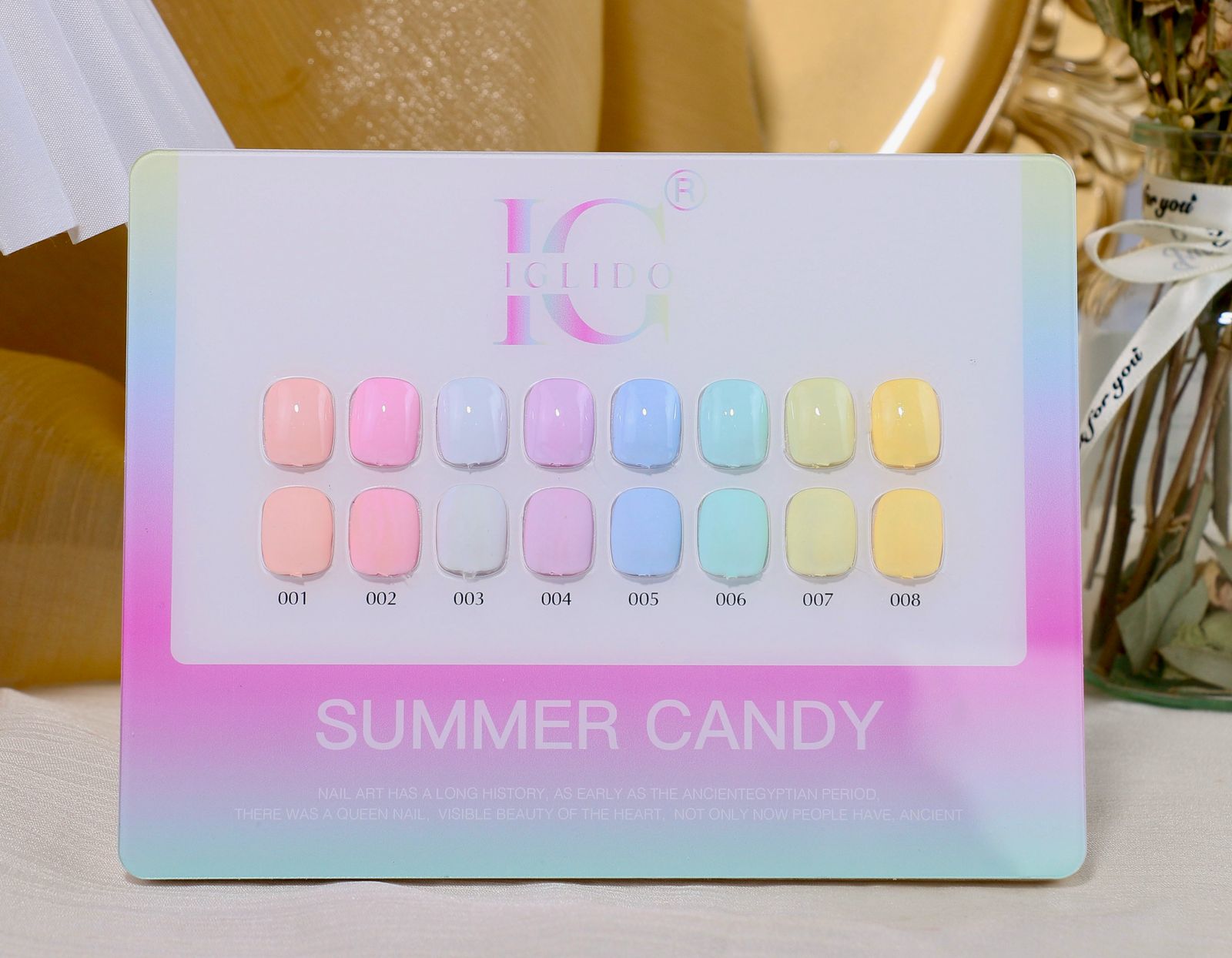 Iglido Professional Summer Candy Pastel Gel Polish | Set Of 8