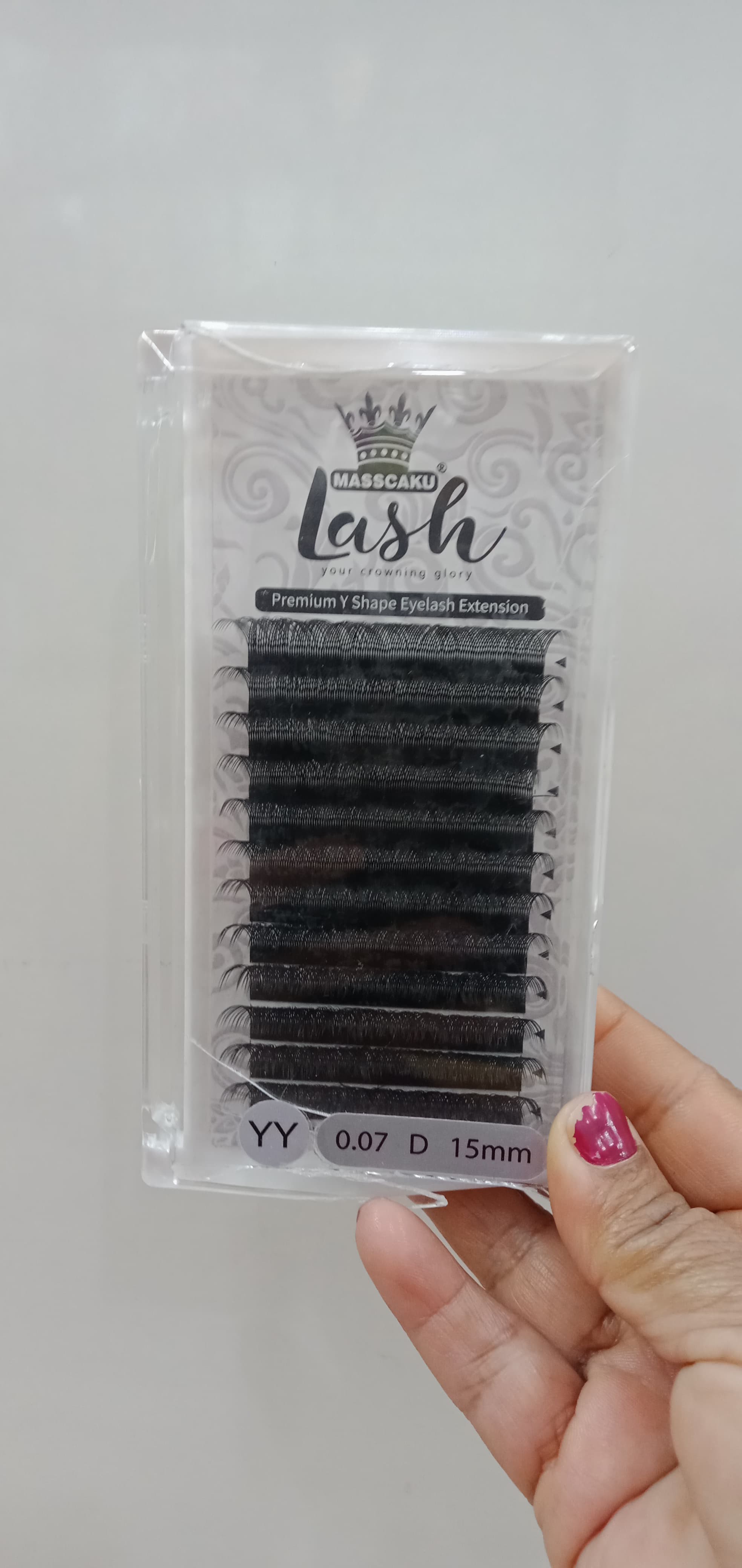 Masscaku Eyelash Extension – YY 0.07 D 15mm
