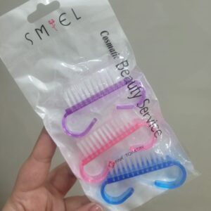 Nail Brush With Handle Grip For Manicure And Pedicure Set Of 3