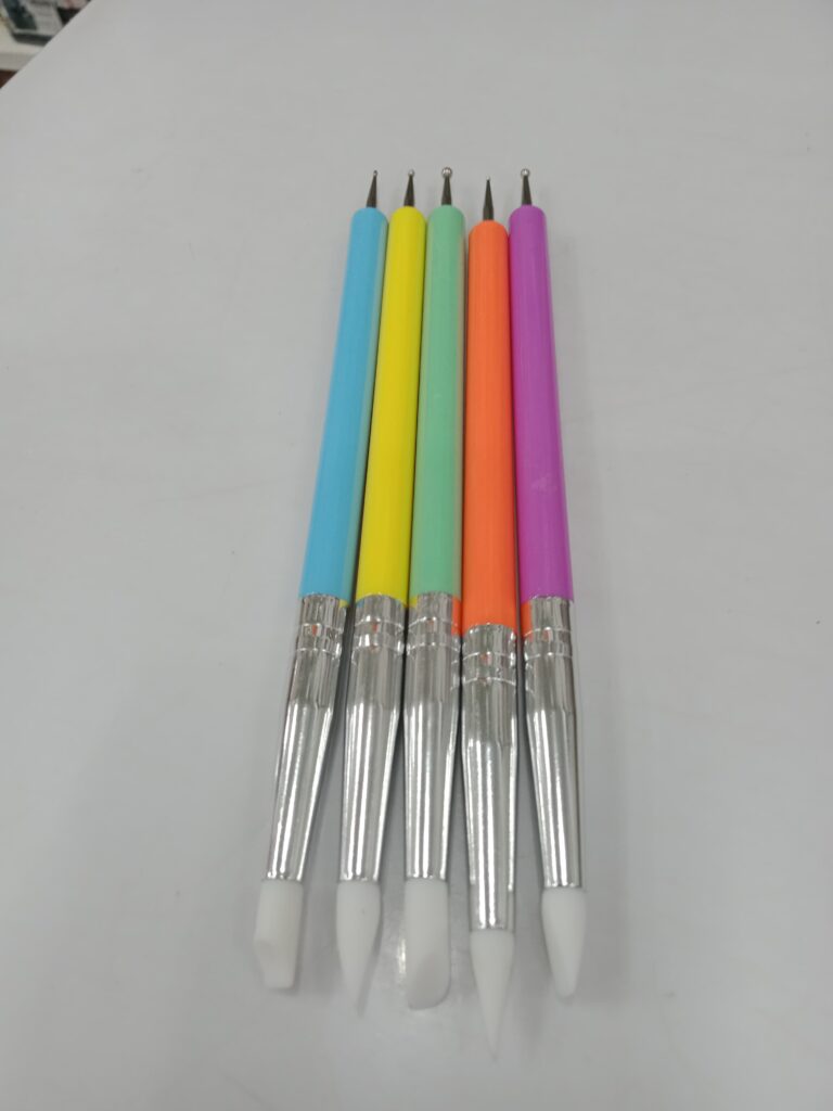 Shills Professionals Dotting Tools with Silicone Tool Black SPN-6636