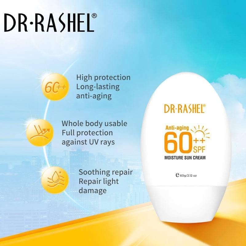 Dr. Rashel Anti-Aging 60++SPF Moisture Sun Cream – 60g