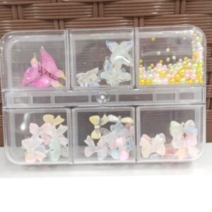 Korean Mix Bow Knot Nail Accessory