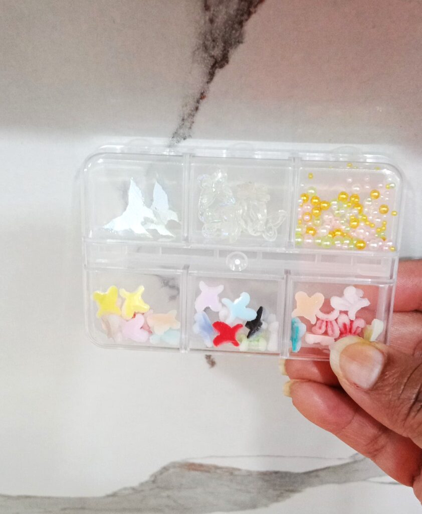 Korean Bunny Ear Mix Nail Accessory | 1071