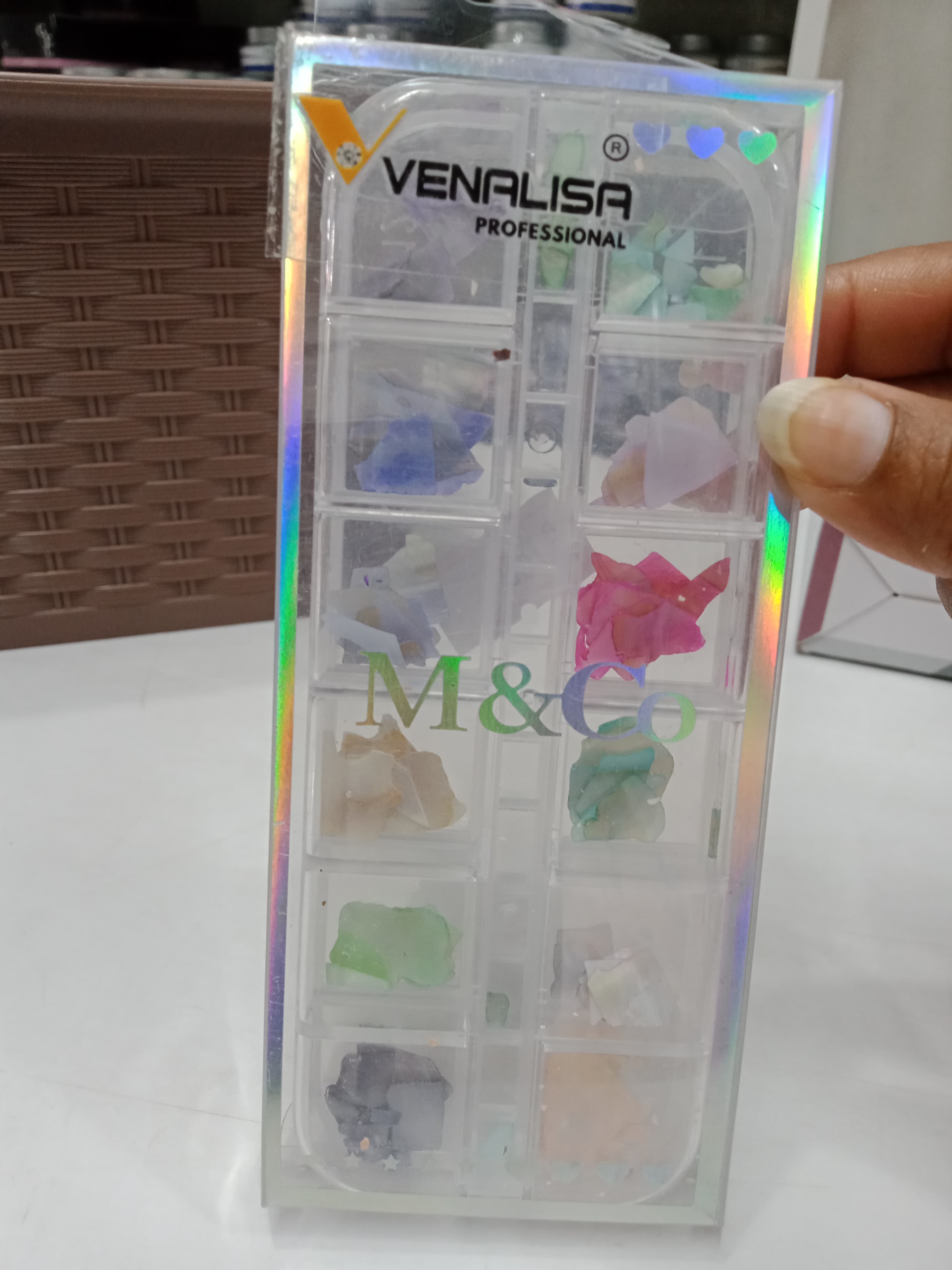 Venalisa Multi-Color Crushed Shells For Nail Art