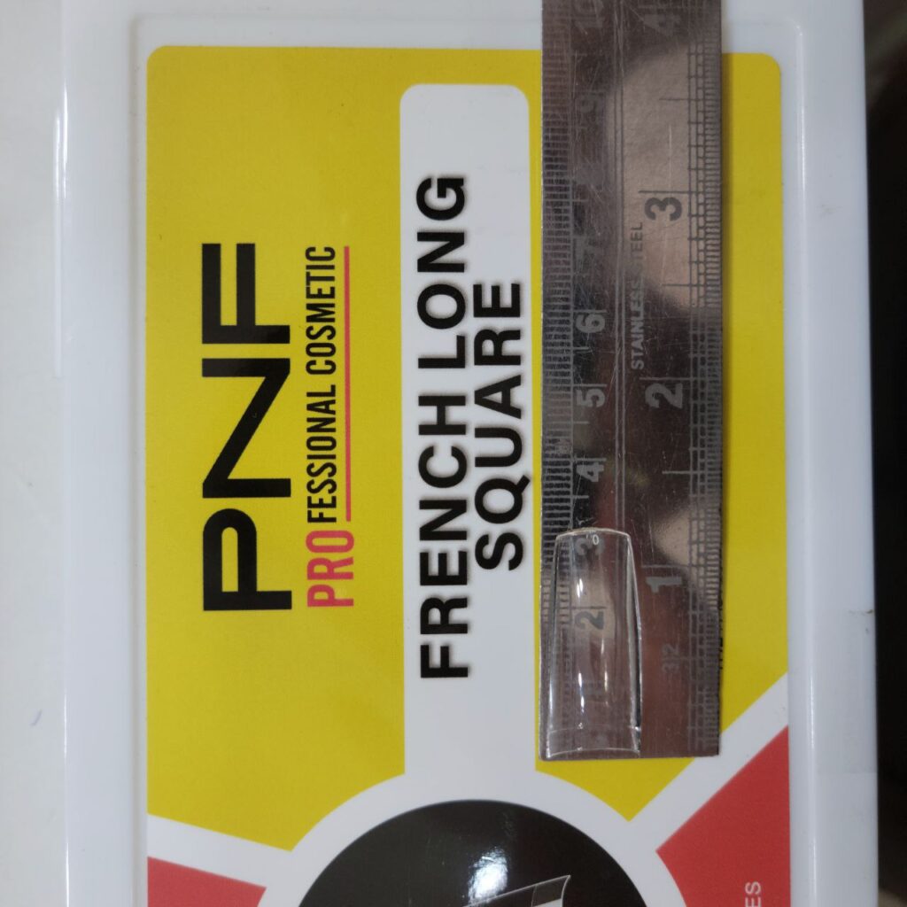 PNF Soft Gel Tips French Long Square