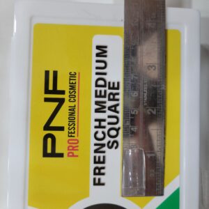 PNF Soft Gel Tips French Medium Square