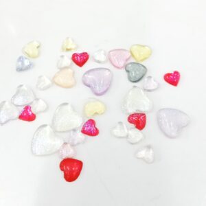 3D Heart Shape Nail Charms
