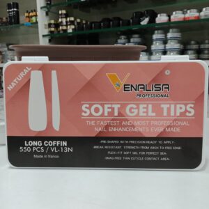 Venalisa Soft Gel Tips Long Coffin 550pcs | VL 13N