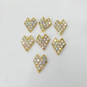 Holographic Rhinestone Nail Charms