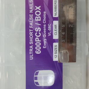 Venalisa Ultra Short Soft Gel Matte Tips -600pcs | VL 58C