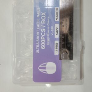 Venalisa Ultra Short Soft Gel Half Matte Tips - 600pcs | VL 59C