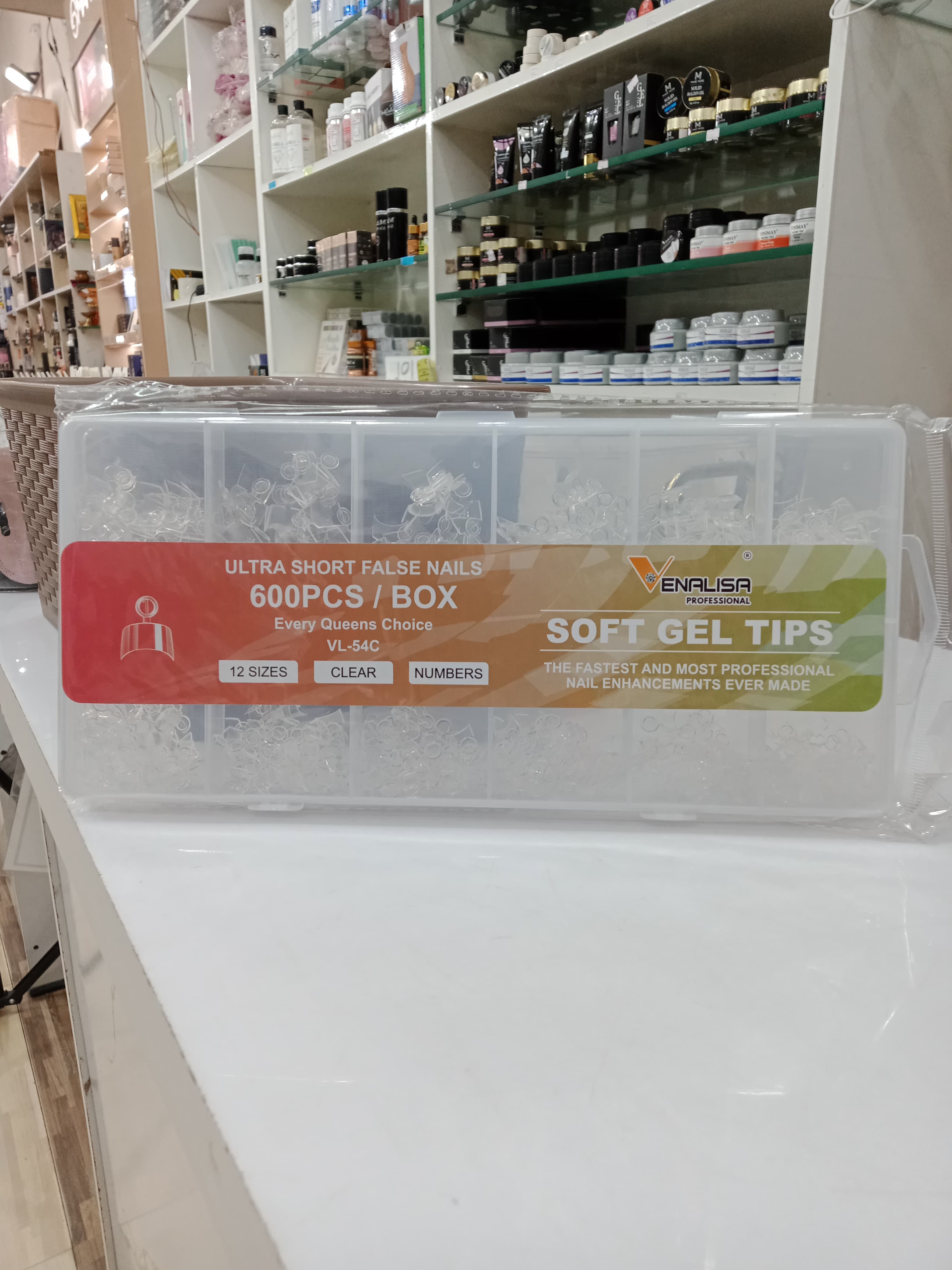 Venalisa Ultra Short Soft Gel Tips -600pcs | VL 54C