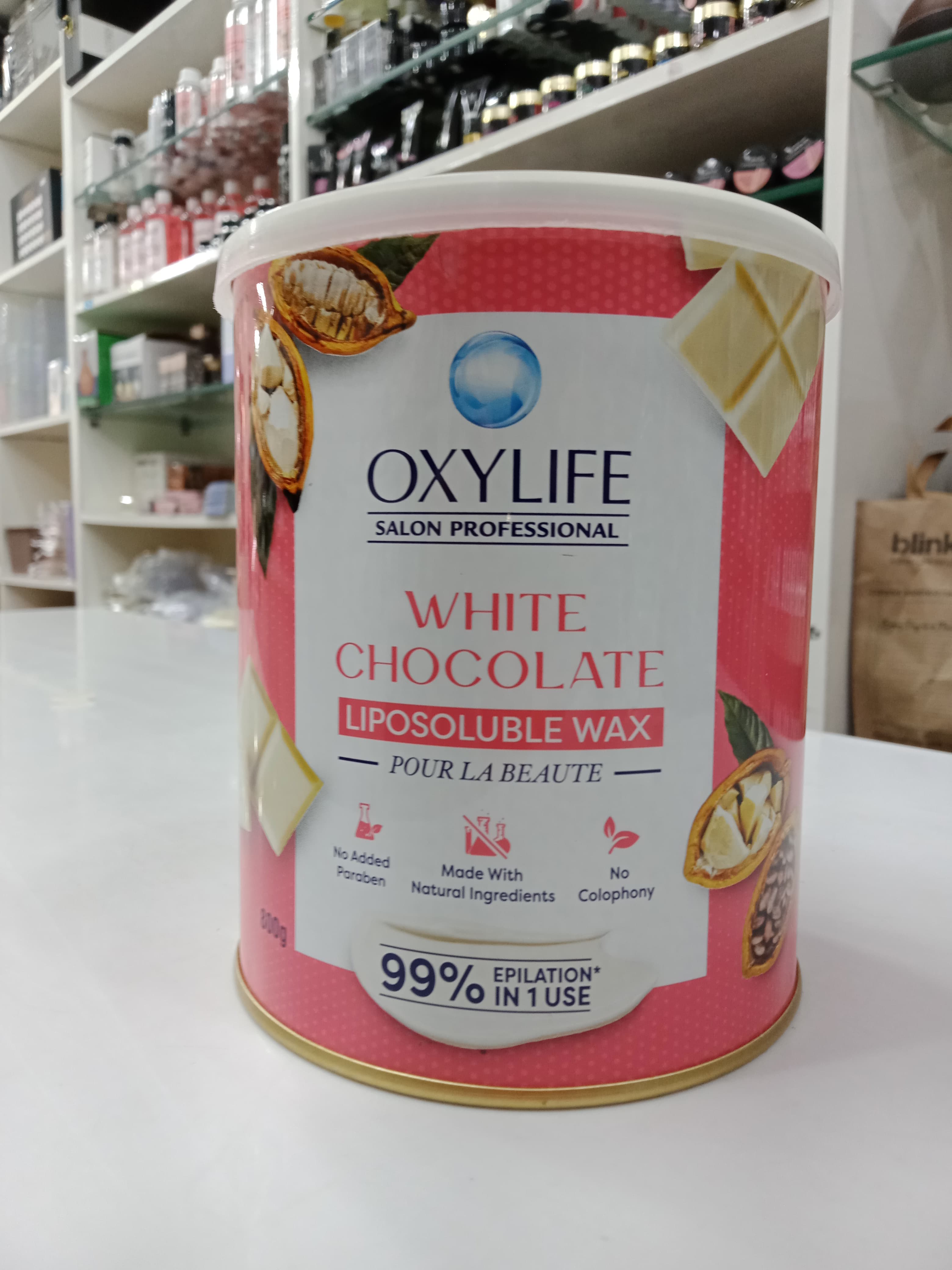 Oxylife White Chocolate Liposoluble Wax – 800g