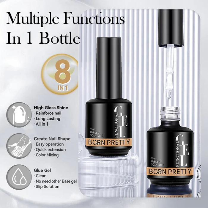 Born Pretty 8 in 1 Functional Gel | 15ml