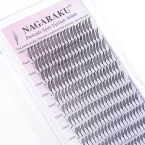 Nagaraku Premade Spire Anime Eyelashes 0.07 D Mix 8-15mm