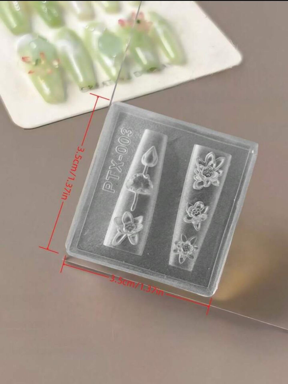 3D Floral Silicon Mould