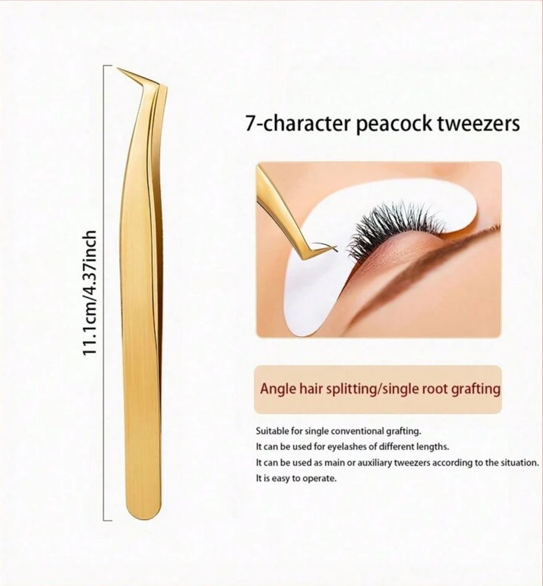 7 Character Peacock Tweezers