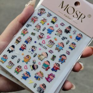 3D Cartoon Stickers For Nail Art-1 Sheet | No-1