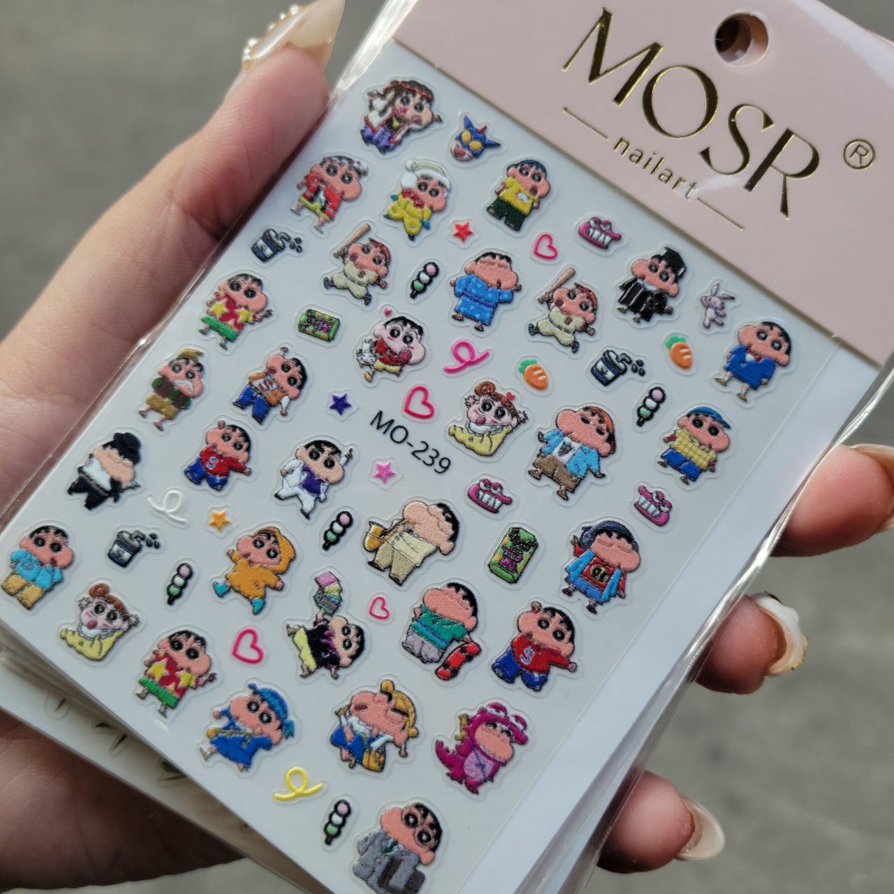3D Cartoon Stickers For Nail Art-1 Sheet | No-1