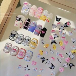 Hello Kitty Korean Nail Accessory