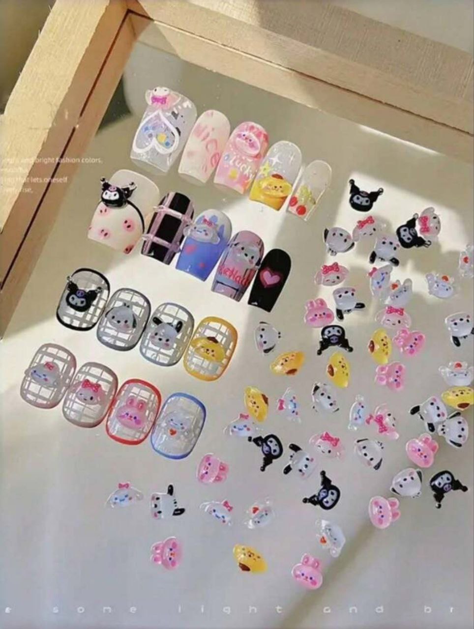 Hello Kitty Korean Nail Accessory