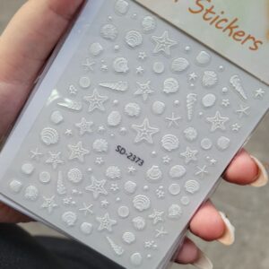 Ocean Theme Nail Stickers -1 Sheet | No-13
