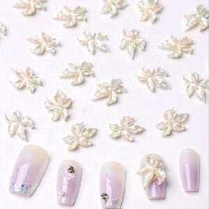 Orchid Flowers Soft Carving Nail Accessory