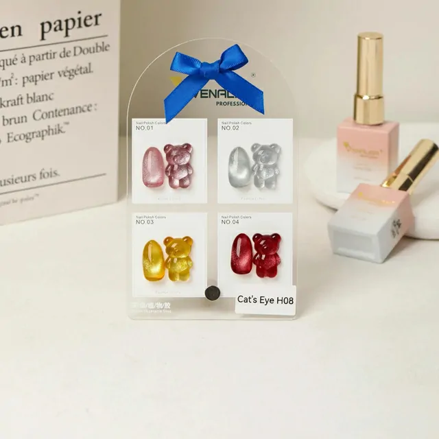 Venalisa Cat Eye Gel Nail Polish Set Of 4 – H08