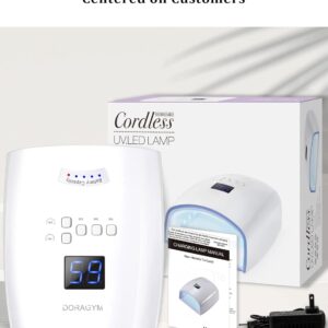 Rechargeable Cordless UV Led Nail Lamp