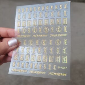 Nailfie 3D Nail Sticker - 1 Sheet | NF - 48