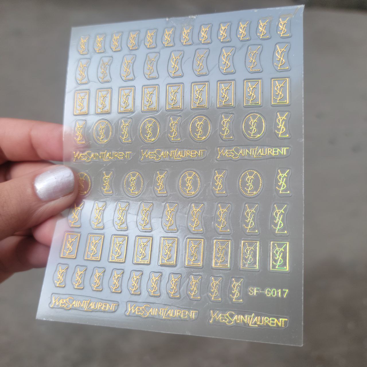 Nailfie 3D Nail Sticker – 1 Sheet | NF – 48