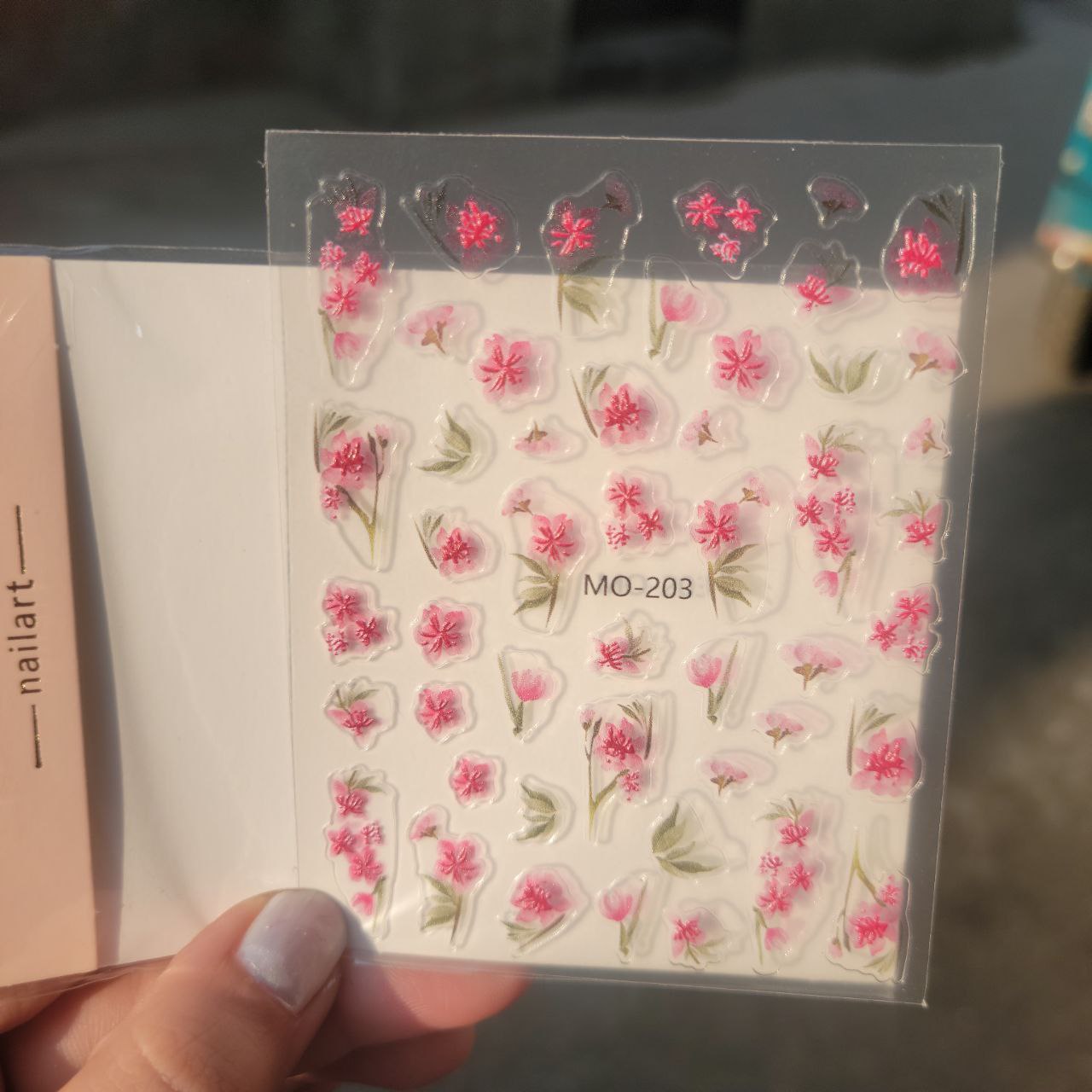 Nailfie 3D Floral Nail Stickers – 1 Sheet | NF – 29