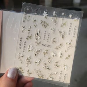 Nailfie 3D Floral Nail Stickers - 1 Sheets | NF - 37