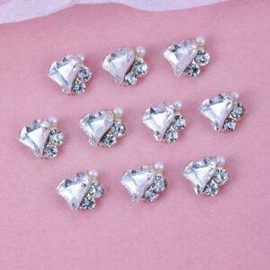 Nailfie Korean Heart Shape Nail Accessory - 1 Pair | NF-01