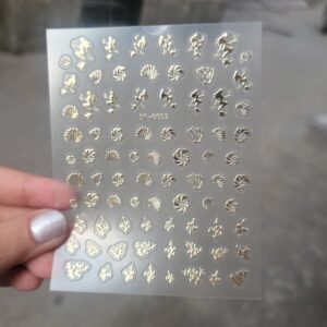 Nailfie 3D Ocean Theme Nail Stickers - 1 Sheet | NF - 58