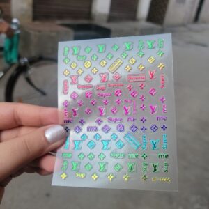 Nailfie 3D Supreme Nail Stickers - 1 Sheet | NF - 56