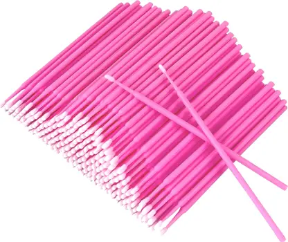 Disposable Eyelash Extension Micro Brush Applicators 100 Pcs – Pack of 1 | Random Colour