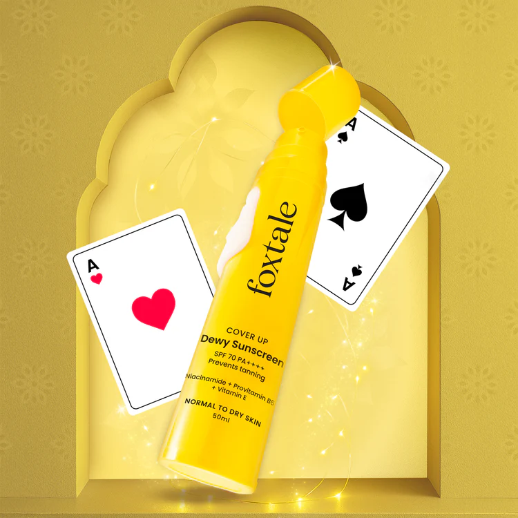 Foxtale SPF 70 Dewy Finish Sunscreen for Dry Skin