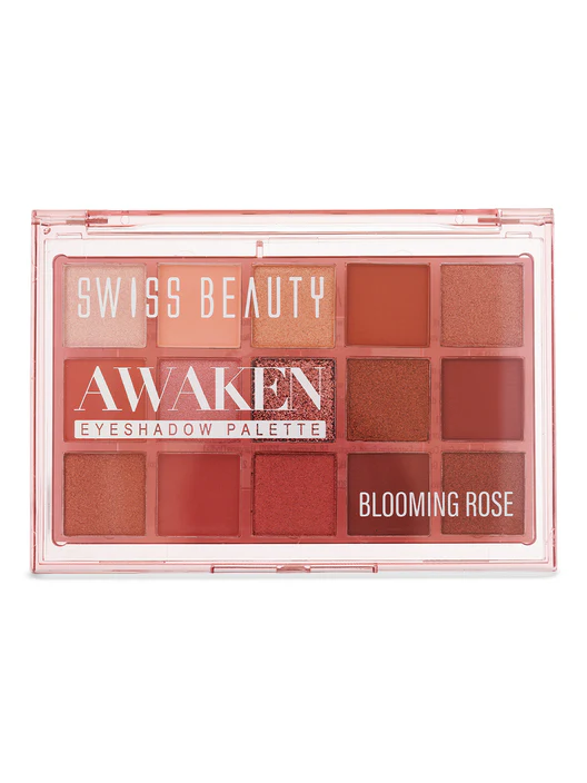 Swiss Beauty Awaken Eyeshadow Palette | Blooming Rose