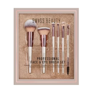 Swiss Beauty Professional Face & Eye Brush Set of 6pcs