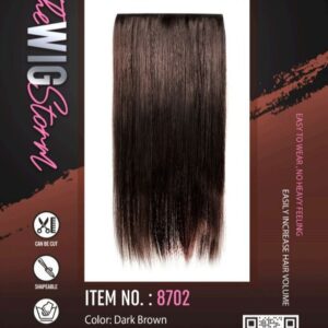 Hair Affair Straight Hair Extension Brown -8702